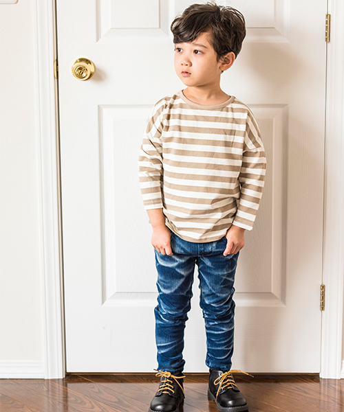 Catherine Cottage（キャサリンコテージ）の「キッズストレッチパンツ（その他パンツ・キッズ・ブラック/ピンク/ブルー/グリーン/ブラック×ホワイト/ライラック/ホワイト系その他7/ブルー系その他4/ブルー系その他5/ブルー系その他6/ブルー系その他7/ブルー系その他3/ブラック系その他4・110/120/130/140/150）」の19枚目の写真