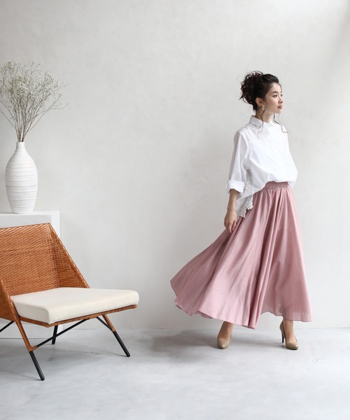 cawaii（カワイイ）の「後ろレースのふんわり シャツトップス（シャツ/ブラウス・レディース・ホワイト・M/XL）」の8枚目の写真