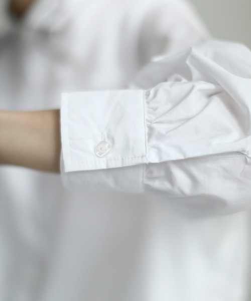 cawaii（カワイイ）の「後ろレースのふんわり シャツトップス（シャツ/ブラウス・レディース・ホワイト・M/XL）」の11枚目の写真