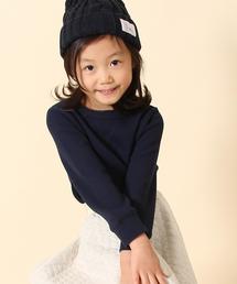 coen | 【coen キッズ / ジュニア】ワッフルサーマルTシャツ(110～150cm)(Tシャツ/カットソー)