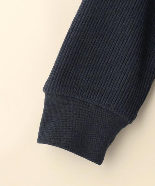 coen（コーエン）の「【coen キッズ / ジュニア】ワッフルサーマルTシャツ(110～150cm)（Tシャツ/カットソー・キッズ・オフホワイト/ネイビー・110/130/140/100/120/150）」の6枚目の写真