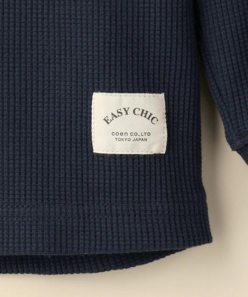coen（コーエン）の「【coen キッズ / ジュニア】ワッフルサーマルTシャツ(110～150cm)（Tシャツ/カットソー・キッズ・オフホワイト/ネイビー・110/130/140/100/120/150）」の16枚目の写真