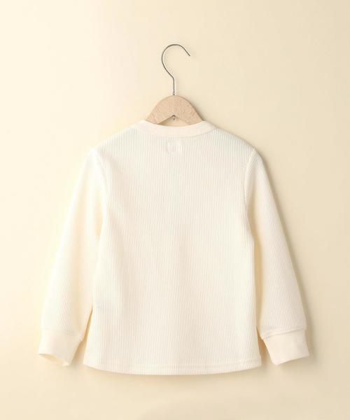 coen（コーエン）の「【coen キッズ / ジュニア】ワッフルサーマルTシャツ(110～150cm)（Tシャツ/カットソー・キッズ・オフホワイト/ネイビー・110/130/140/100/120/150）」の10枚目の写真