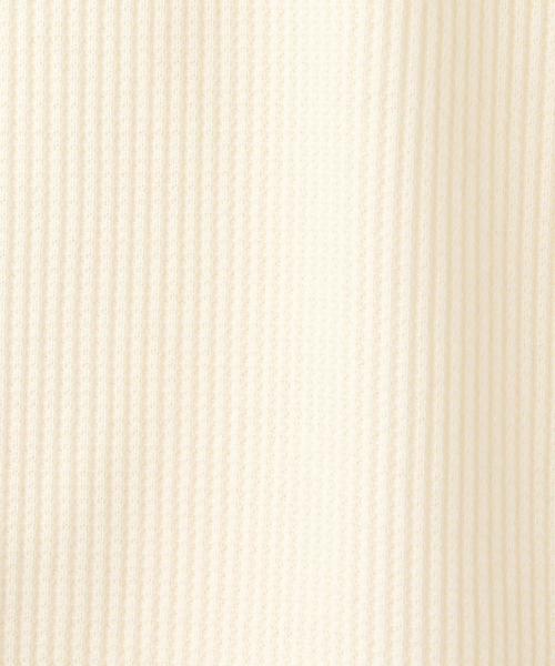 coen（コーエン）の「【coen キッズ / ジュニア】ワッフルサーマルTシャツ(110～150cm)（Tシャツ/カットソー・キッズ・オフホワイト/ネイビー・110/130/140/100/120/150）」の11枚目の写真