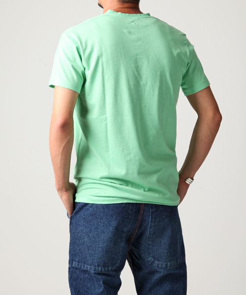 FilMelange（フィルメランジェ）の「FilMelange×世間知らず..ＶＩＴＯ（Tシャツ/カットソー・メンズ・ネイビー/ホワイト/ミント・3/5/2/4）」の6枚目の写真