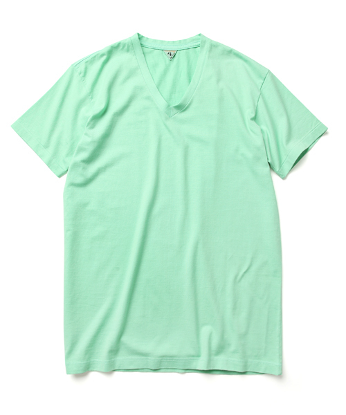 FilMelange（フィルメランジェ）の「FilMelange×世間知らず..ＶＩＴＯ（Tシャツ/カットソー・メンズ・ネイビー/ホワイト/ミント・3/5/2/4）」の9枚目の写真