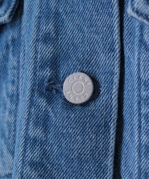 CLANE（クラネ）の「EMBROIDERY DENIM JACKET（デニムジャケット・メンズ・ブルー/ホワイト・2/1）」の10枚目の写真