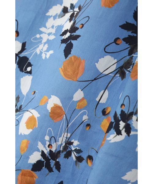 NATURAL BEAUTY BASIC（ナチュラルビューティーベーシック）の「〈Liberty〉ポピードリームブラウス（シャツ/ブラウス・レディース・ブルー/ホワイト系その他・SMALL/MEDIUM）」の8枚目の写真