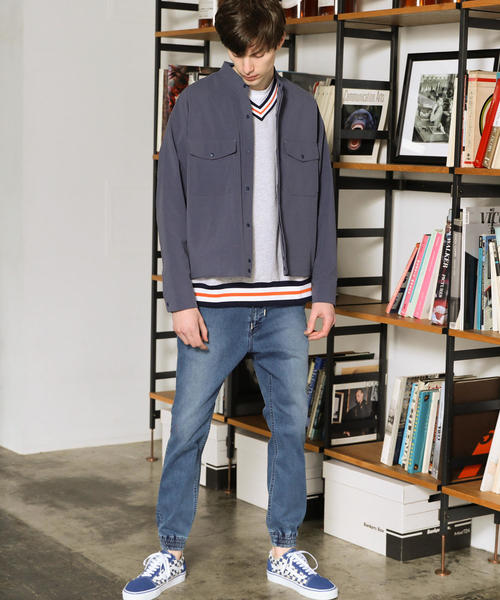 BEAUTY&YOUTH UNITED ARROWS(ビューティーアンドユースユナイテッドアローズ)の「by スキニー ジョガー デニムパンツ ◆(デニムパンツ・メンズ・ライトブルー/ブラック/コバルトブルー/グレー・MEDIUM/SMALL/LARGE/X-LARGE)」の5枚目の写真