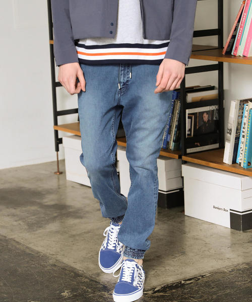 BEAUTY&YOUTH UNITED ARROWS(ビューティーアンドユースユナイテッドアローズ)の「by スキニー ジョガー デニムパンツ ◆(デニムパンツ・メンズ・ライトブルー/ブラック/コバルトブルー/グレー・MEDIUM/SMALL/LARGE/X-LARGE)」の8枚目の写真
