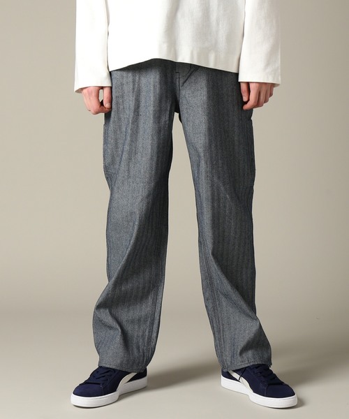 UNIVERSAL OVERALL(ユニバーサルオーバーオール)の「UNIVERSAL OVERALL×JS / ユニバーサルオーバーオール : ワークパンツ #(その他パンツ・メンズ・ホワイト系その他/ダークブルー/コバルトブルー・32/34/30)」の3枚目の写真