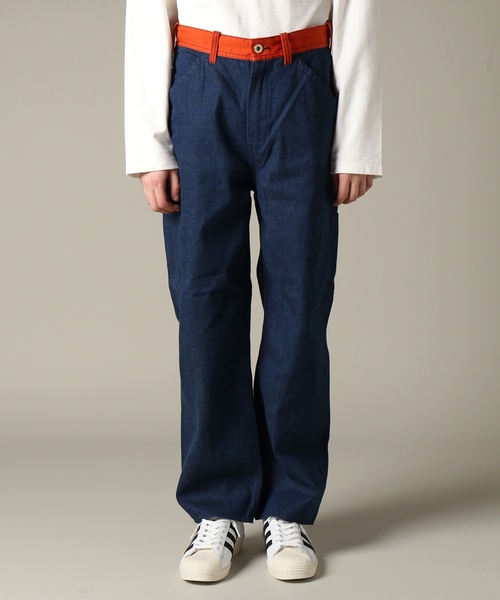 UNIVERSAL OVERALL(ユニバーサルオーバーオール)の「UNIVERSAL OVERALL×JS / ユニバーサルオーバーオール : ワークパンツ #(その他パンツ・メンズ・ホワイト系その他/ダークブルー/コバルトブルー・32/34/30)」の16枚目の写真