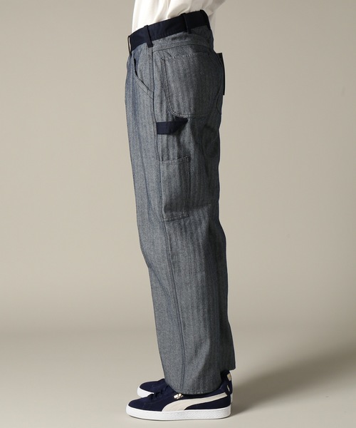 UNIVERSAL OVERALL(ユニバーサルオーバーオール)の「UNIVERSAL OVERALL×JS / ユニバーサルオーバーオール : ワークパンツ #(その他パンツ・メンズ・ホワイト系その他/ダークブルー/コバルトブルー・32/34/30)」の20枚目の写真