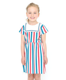 Graniph デザイン ティーシャツ ストア グラニフ の セーラーカラーショートスリーブキッズワンピース スイミングペンギンズ ワンピース Wear