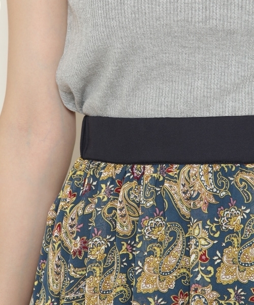 PAGEBOY（ページボーイ）の「ペイズリーロングスカート（スカート・レディース・ホワイト系その他/グリーン系その他・FREE）」の13枚目の写真