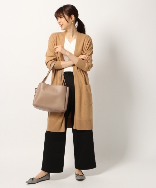 GLOBAL WORK(グローバルワーク)の「バルドマンチノワイドパンツ【WEB限定サイズ有】/794475(その他パンツ・レディース・ブラック/ブラウン/ベージュ/カーキ・SMALL/MEDIUM/LARGE/X-LARGE/XX-LARGE)」の8枚目の写真