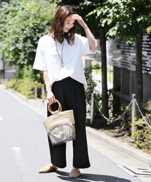 GLOBAL WORK(グローバルワーク)の「バルドマンチノワイドパンツ【WEB限定サイズ有】/794475(その他パンツ・レディース・ブラック/ブラウン/ベージュ/カーキ・SMALL/MEDIUM/LARGE/X-LARGE/XX-LARGE)」の16枚目の写真