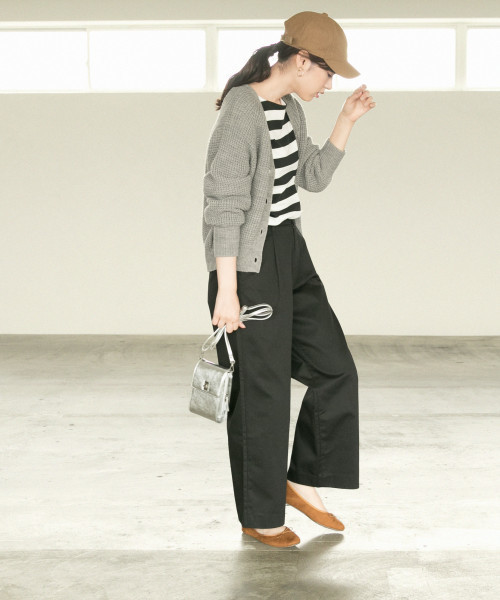 GLOBAL WORK(グローバルワーク)の「バルドマンチノワイドパンツ【WEB限定サイズ有】/794475(その他パンツ・レディース・ブラック/ブラウン/ベージュ/カーキ・SMALL/MEDIUM/LARGE/X-LARGE/XX-LARGE)」の18枚目の写真