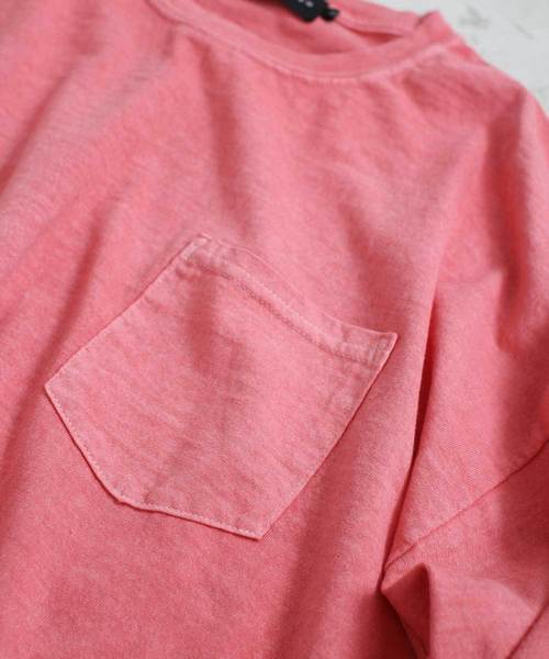 BUCCA 44(ブッカフォーティーフォー)の「【BUCCA 44】ガーメントダイ加工ロンTEE(Tシャツ/カットソー・メンズ・グレー/レッド/グリーン/オフホワイト・LARGE/X-LARGE/XX-LARGE)」の12枚目の写真