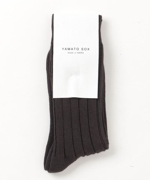 ADAM ET ROPE'（アダムエロペ）の「YAMATO ヤク混カジュアルリブソックス（ソックス/靴下・メンズ・ブラック系その他/スミクロ/ホワイト系その他3/レンガ・FREE）」の3枚目の写真