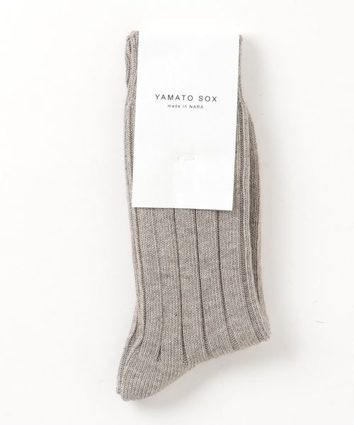 ADAM ET ROPE'（アダムエロペ）の「YAMATO ヤク混カジュアルリブソックス（ソックス/靴下・メンズ・ブラック系その他/スミクロ/ホワイト系その他3/レンガ・FREE）」の4枚目の写真