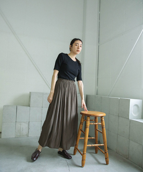 select MOCA（セレクトモカ）の「レースアップデザインシューズ/2wayオーバーヒールデザインフェイクレザーシューズ（その他シューズ・レディース・ブラック/ブラウン・SMALL/MEDIUM/LARGE）」の21枚目の写真