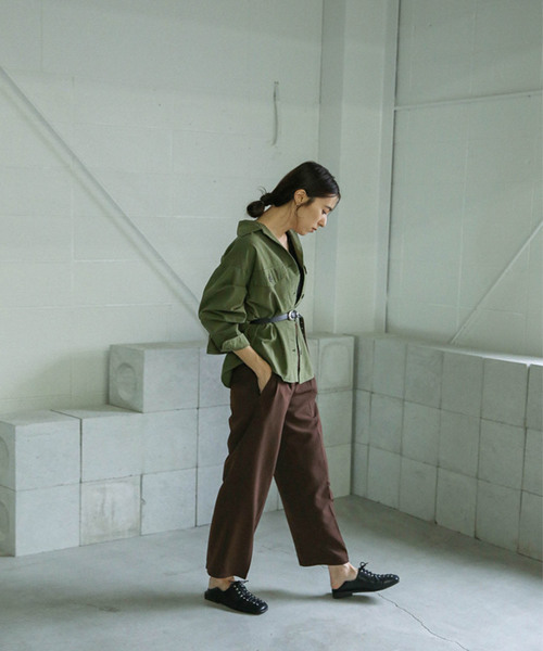 select MOCA（セレクトモカ）の「レースアップデザインシューズ/2wayオーバーヒールデザインフェイクレザーシューズ（その他シューズ・レディース・ブラック/ブラウン・SMALL/MEDIUM/LARGE）」の22枚目の写真