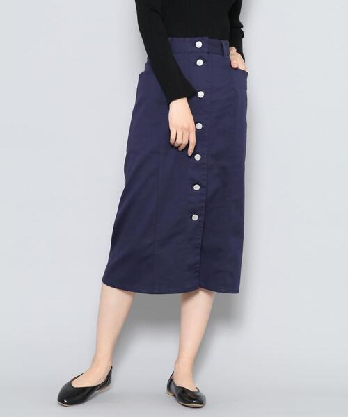 SENSE OF PLACE by URBAN RESEARCH(センスオブプレイスバイアーバンリサーチ)の「Dickies タイトスカート∴(スカート・レディース・ベージュ/パープル・38/36)」の2枚目の写真