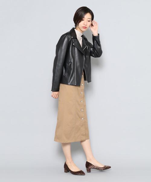 SENSE OF PLACE by URBAN RESEARCH(センスオブプレイスバイアーバンリサーチ)の「Dickies タイトスカート∴(スカート・レディース・ベージュ/パープル・38/36)」の3枚目の写真