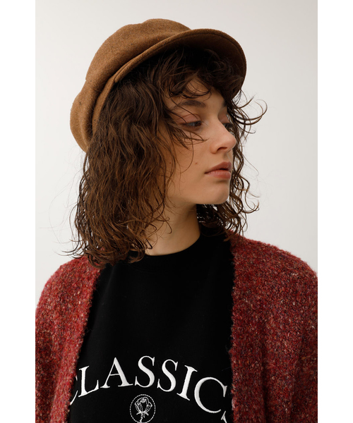 MOUSSY（マウジー）の「FALL COLOR CASQUETTE（キャスケット・レディース・ブラック/ブラウン/ブラック系その他・FREE）」の3枚目の写真