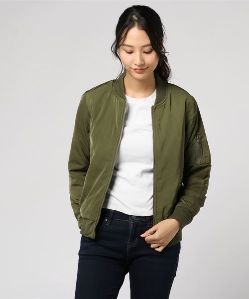 Rudy ルディー の 裏キルティングma １ ブルゾン Ma 1 Wear