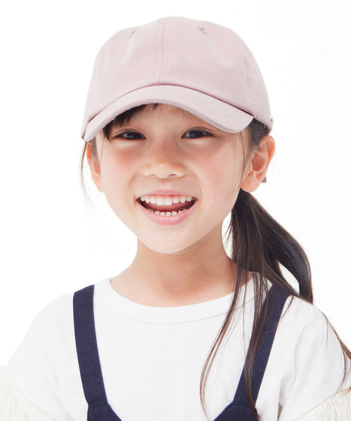 GIRBLISH（ガーブリッシュ）の「GIRBLISH（ガーブリッシュ）キッズ 後ろリボンキャップ  コットン/サテン  B-MUSUBI CAP（キャップ・キッズ・ブラック/ベージュ/ネイビー/カーキ/ピンク/ホワイト/ブラック系その他/ライトグレー/ブルー系その他/チャコールグレー/ベージュ系その他/インディゴブルー・FREE）」の12枚目の写真