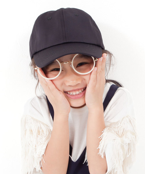 GIRBLISH（ガーブリッシュ）の「GIRBLISH（ガーブリッシュ）キッズ 後ろリボンキャップ  コットン/サテン  B-MUSUBI CAP（キャップ・キッズ・ブラック/ベージュ/ネイビー/カーキ/ピンク/ホワイト/ブラック系その他/ライトグレー/ブルー系その他/チャコールグレー/ベージュ系その他/インディゴブルー・FREE）」の3枚目の写真