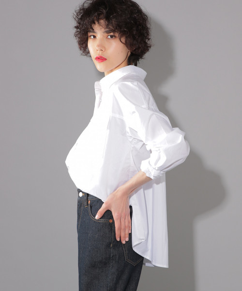 PAGEBOY(ページボーイ)の「Wポケットミリタリーシャツ(シャツ/ブラウス・レディース・ベージュ/オフホワイト/カーキ・FREE)」の2枚目の写真