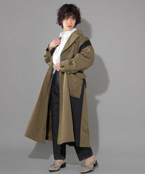 PAGEBOY(ページボーイ)の「Wポケットミリタリーシャツ(シャツ/ブラウス・レディース・ベージュ/オフホワイト/カーキ・FREE)」の4枚目の写真