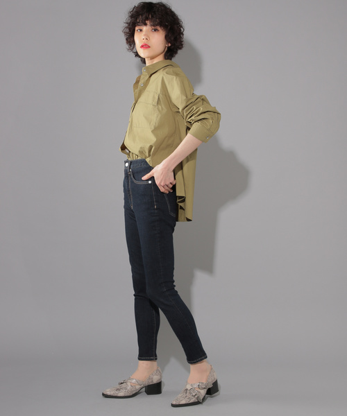 PAGEBOY(ページボーイ)の「Wポケットミリタリーシャツ(シャツ/ブラウス・レディース・ベージュ/オフホワイト/カーキ・FREE)」の8枚目の写真