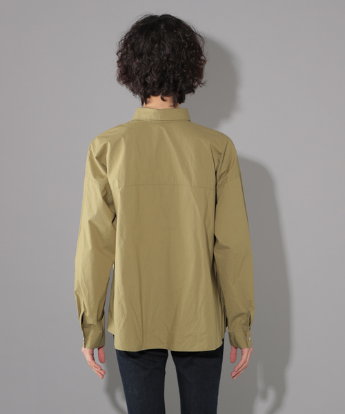 PAGEBOY(ページボーイ)の「Wポケットミリタリーシャツ(シャツ/ブラウス・レディース・ベージュ/オフホワイト/カーキ・FREE)」の11枚目の写真