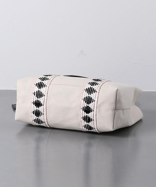 TILA MARCH（ティラ マーチ）の「＜TILA MARCH（ティラ マーチ）＞SIMPLE FRINGE S トートバッグ（トートバッグ・レディース・オフホワイト・FREE）」の5枚目の写真