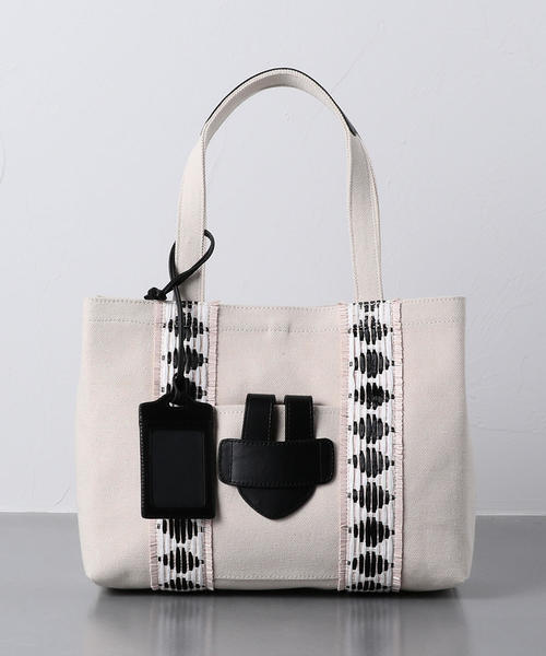 TILA MARCH（ティラ マーチ）の「＜TILA MARCH（ティラ マーチ）＞SIMPLE FRINGE S トートバッグ（トートバッグ・レディース・オフホワイト・FREE）」の12枚目の写真