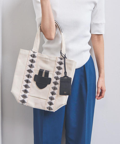 TILA MARCH（ティラ マーチ）の「＜TILA MARCH（ティラ マーチ）＞SIMPLE FRINGE S トートバッグ（トートバッグ・レディース・オフホワイト・FREE）」の14枚目の写真