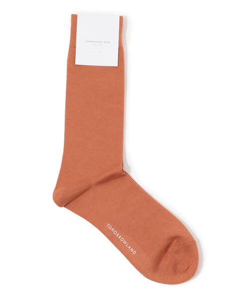 TOMORROWLAND （トゥモローランド）の「TOMORROWLAND コットン ソリッドソックス（ソックス/靴下・メンズ・ホワイト/チャコールグレー/パープル/カーキ/ブルー/ダークブルー/ピンク/グリーン/ライトグリーン/キャメル/シャーベット/イエロー/ライトブルー/ライトピンク/ベージュ/ライトイエロー/ダークグリーン/グレー/ブラック/オレンジ・FREE）」の18枚目の写真