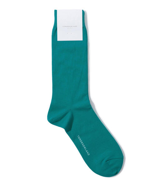 TOMORROWLAND （トゥモローランド）の「TOMORROWLAND コットン ソリッドソックス（ソックス/靴下・メンズ・ホワイト/チャコールグレー/パープル/カーキ/ブルー/ダークブルー/ピンク/グリーン/ライトグリーン/キャメル/シャーベット/イエロー/ライトブルー/ライトピンク/ベージュ/ライトイエロー/ダークグリーン/グレー/ブラック/オレンジ・FREE）」の12枚目の写真