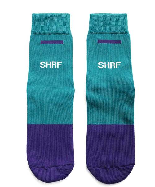 SHAREEF（シャリーフ）の「ROGO SOX（ソックス/靴下・メンズ・ブラック/ターコイズブルー/オレンジ・FREE）」の2枚目の写真