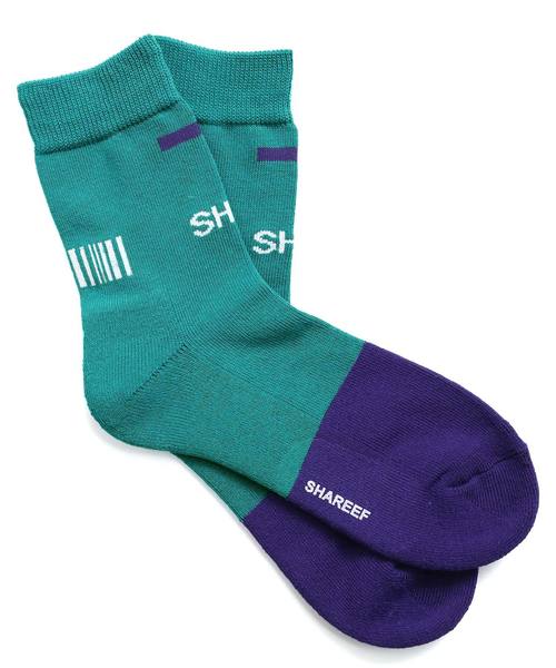 SHAREEF（シャリーフ）の「ROGO SOX（ソックス/靴下・メンズ・ブラック/ターコイズブルー/オレンジ・FREE）」の12枚目の写真