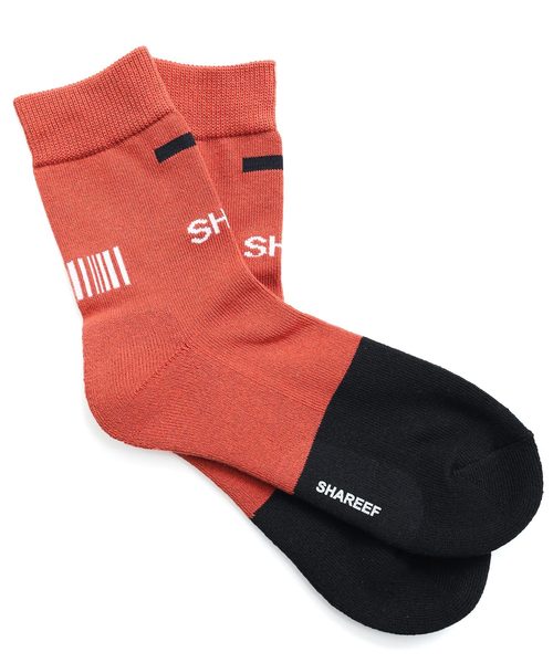 SHAREEF（シャリーフ）の「ROGO SOX（ソックス/靴下・メンズ・ブラック/ターコイズブルー/オレンジ・FREE）」の15枚目の写真