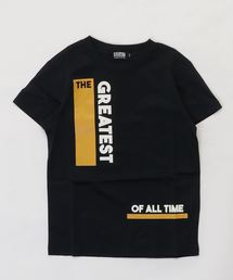 G.O.A.T（ゴート）の「天竺シルケット加工 ラインロゴTシャツ(110～130cm)（Tシャツ/カットソー）」