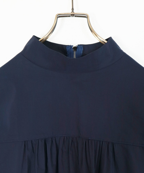 &g'aime（アンジェム）の「【&g'aime】ボリュームスリーブコットンブラウス（旧品番）（シャツ/ブラウス・レディース・ホワイト/ネイビー/アクア・FREE）」の16枚目の写真
