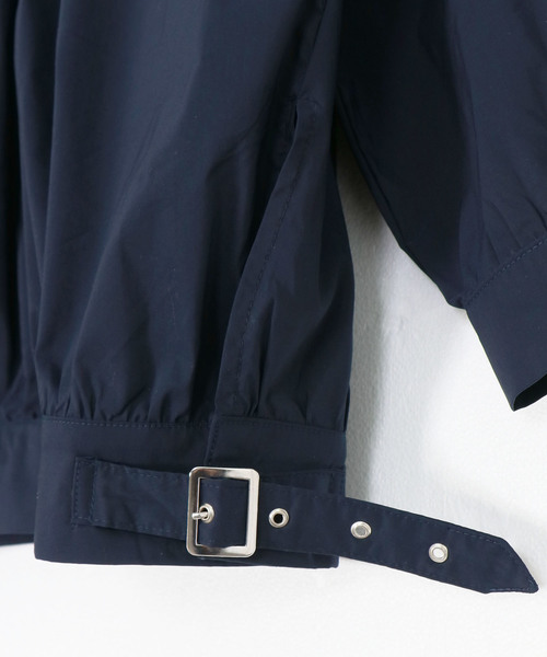 &g'aime（アンジェム）の「【&g'aime】ボリュームスリーブコットンブラウス（旧品番）（シャツ/ブラウス・レディース・ホワイト/ネイビー/アクア・FREE）」の18枚目の写真