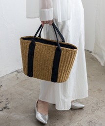 VitaFelice（ヴィータフェリーチェ）の「テープハンドルカゴトートバッグ（かごバッグ）」