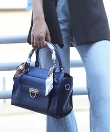 florist | 2wayスカーフハンドルスクエアハンドバッグ(ハンドバッグ)